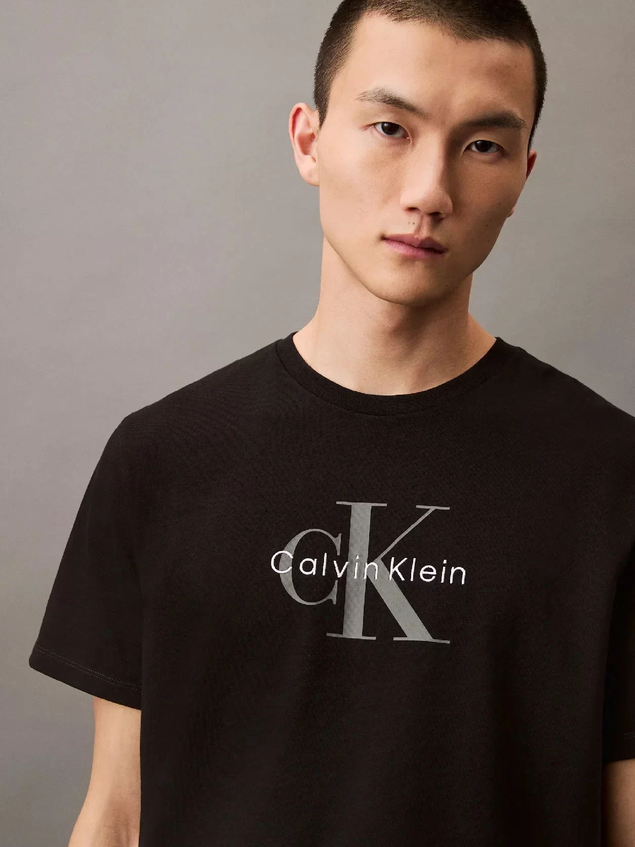 Calvin Klein Jeans Graphic Tees Erkek Siyah T-shirt LV04RB862G-UB1