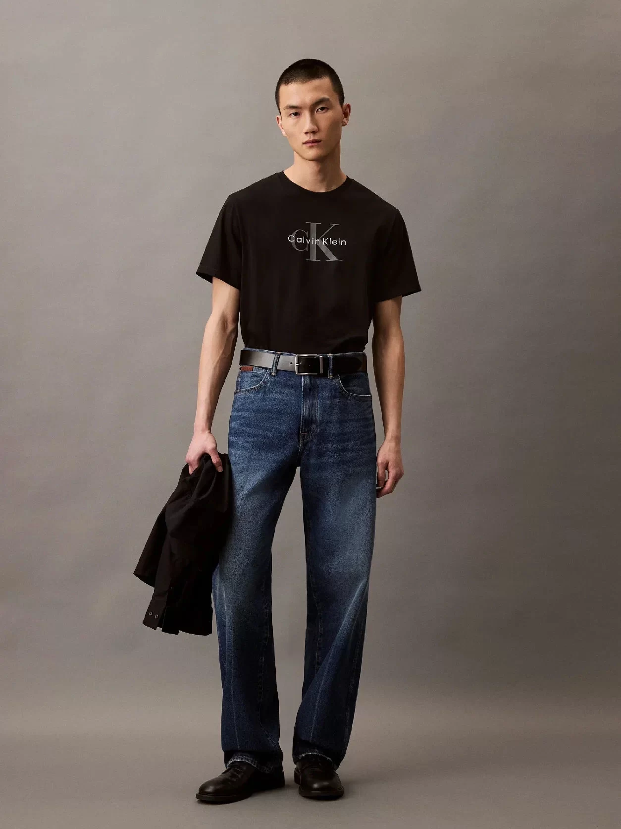 Calvin Klein Jeans Graphic Tees Erkek Siyah T-shirt LV04RB862G-UB1