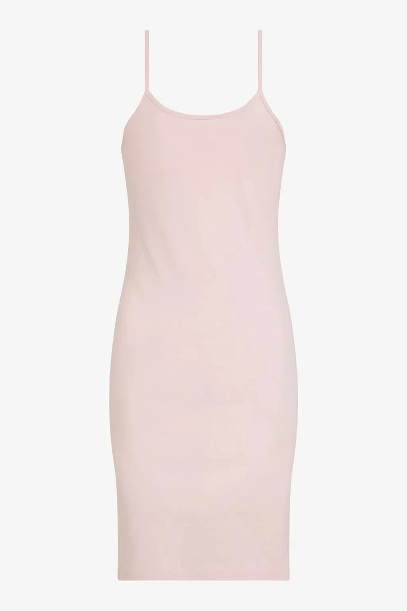 Calvin Klein Kadın Monolog Askılı Pembe Elbise