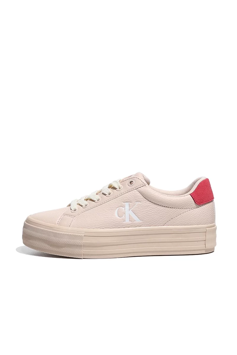 Calvin Klein  Kadın Platform Taban Pembe Sneaker
