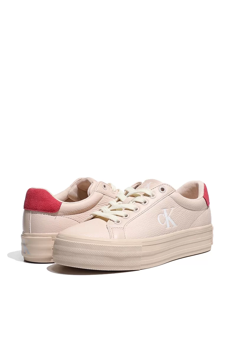 Calvin Klein  Kadın Platform Taban Pembe Sneaker