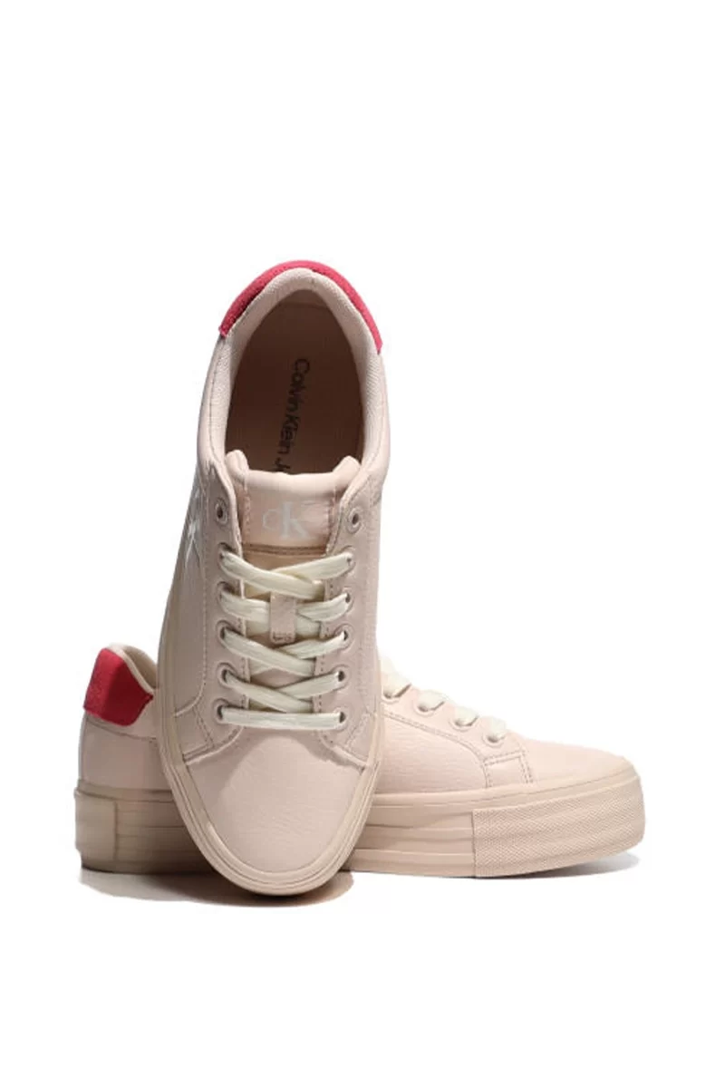 Calvin Klein  Kadın Platform Taban Pembe Sneaker