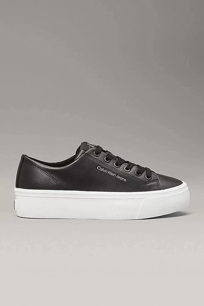 Calvin Klein Kadın Siyah Platform Logolu Sneaker