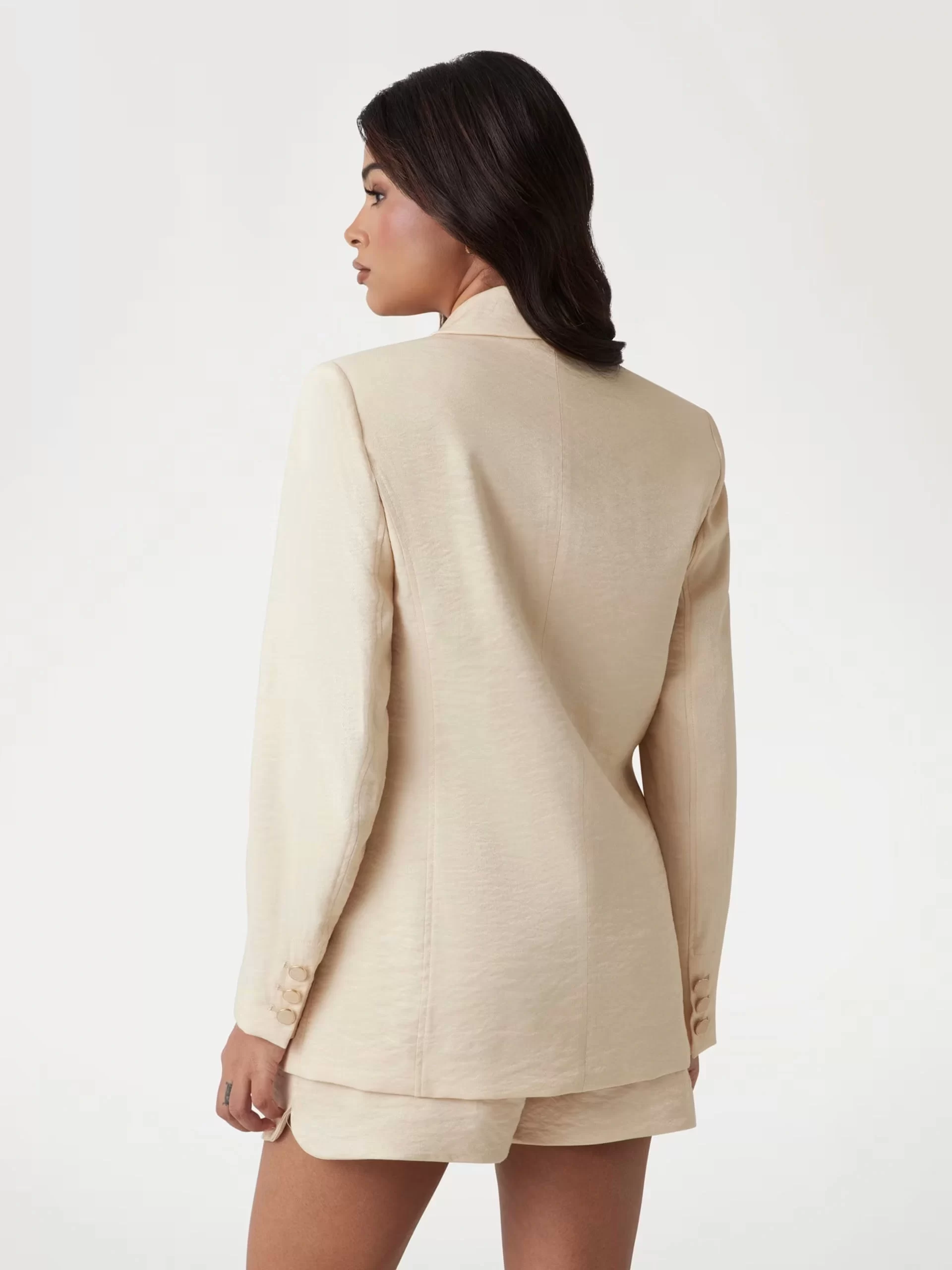 Guess Kadın  Camılle  Bej   Blazer Ceket