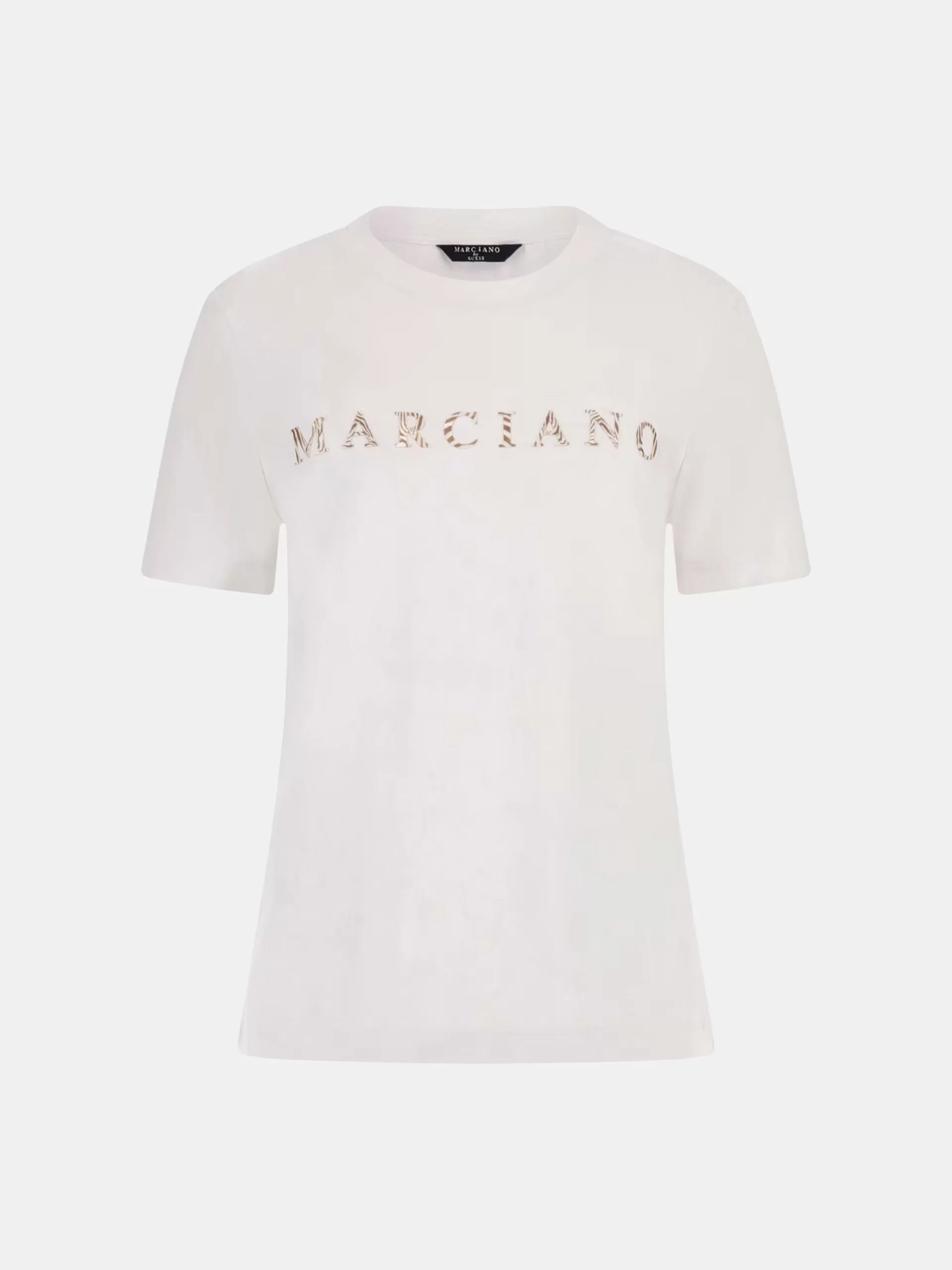 Guess Kadın Marciano Beyaz  Logolu T-Shirt