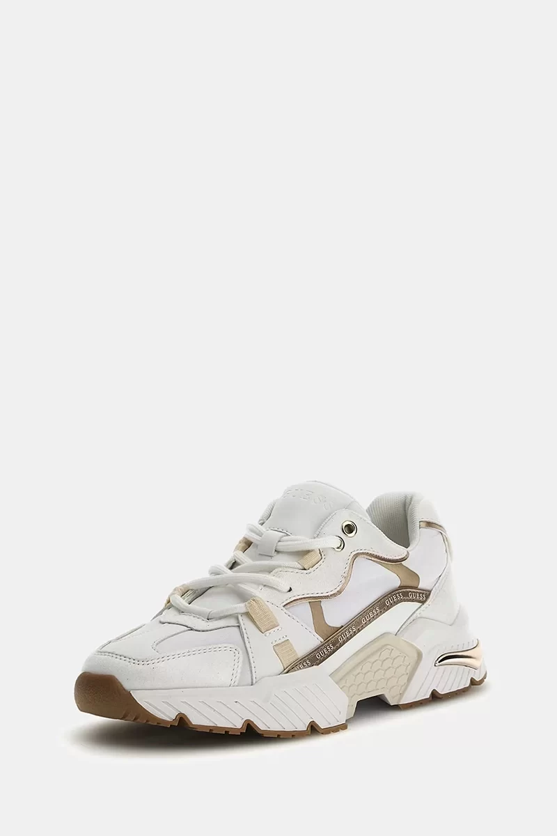 Guess Carrlı Kadın Krem Sneaker FLGCAIFAB12-WHISA
