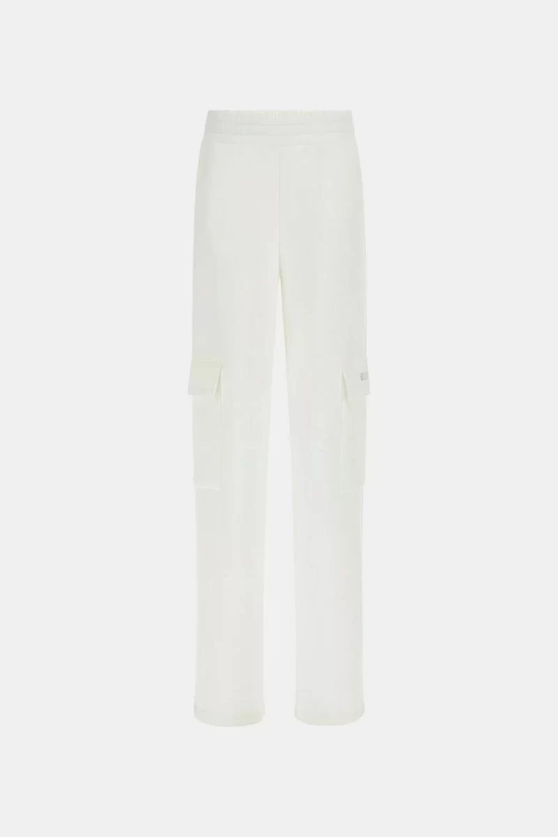 Guess Cecılıa Scuba Cargo Pants Kadın Krem Eşofman Altı V4BB12K7UW2-G6K5