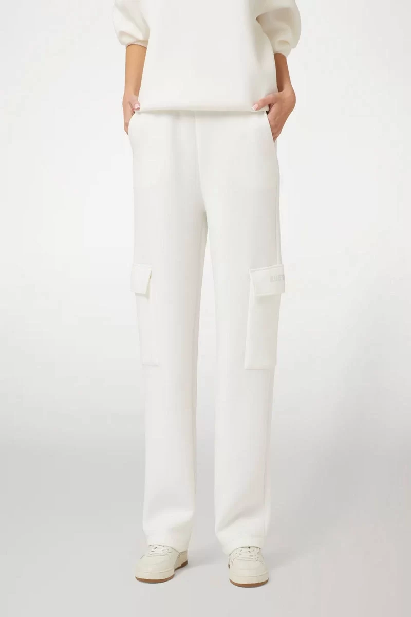 Guess Cecılıa Scuba Cargo Pants Kadın Krem Eşofman Altı V4BB12K7UW2-G6K5