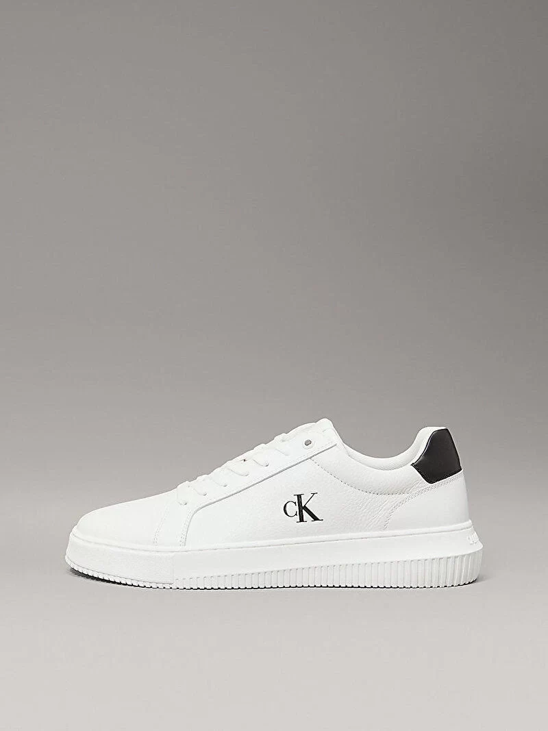 Calvin Klein Kadın  Beyaz Ck Logolu Sneaker