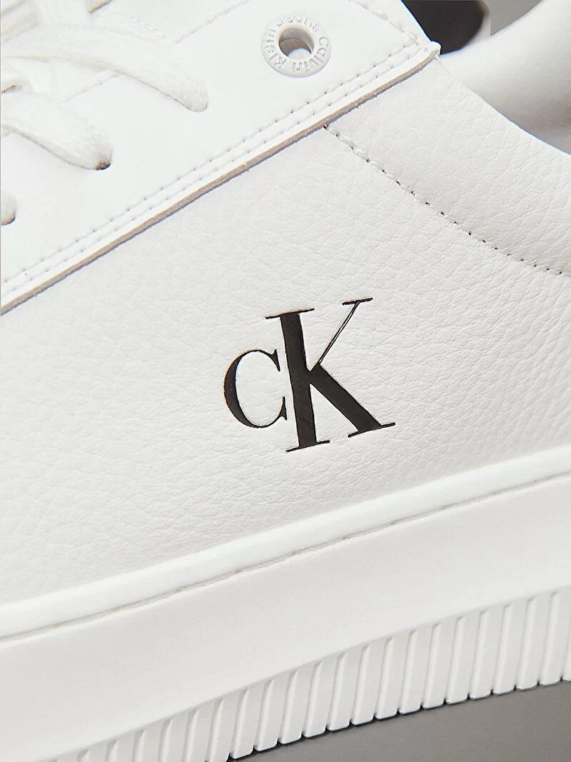 Calvin Klein Kadın  Beyaz Ck Logolu Sneaker