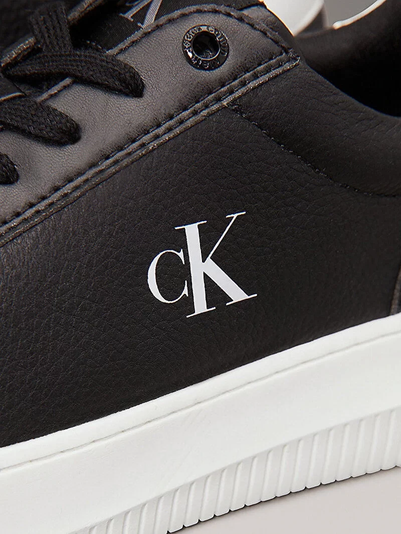 Calvin Klein  Erkek  Siyah   Ck Logo  Kabartma Sneaker