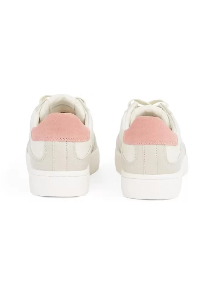 Calvin Klein  Kadın Mavi CK Logolu Pembe-Beyaz Sneaker