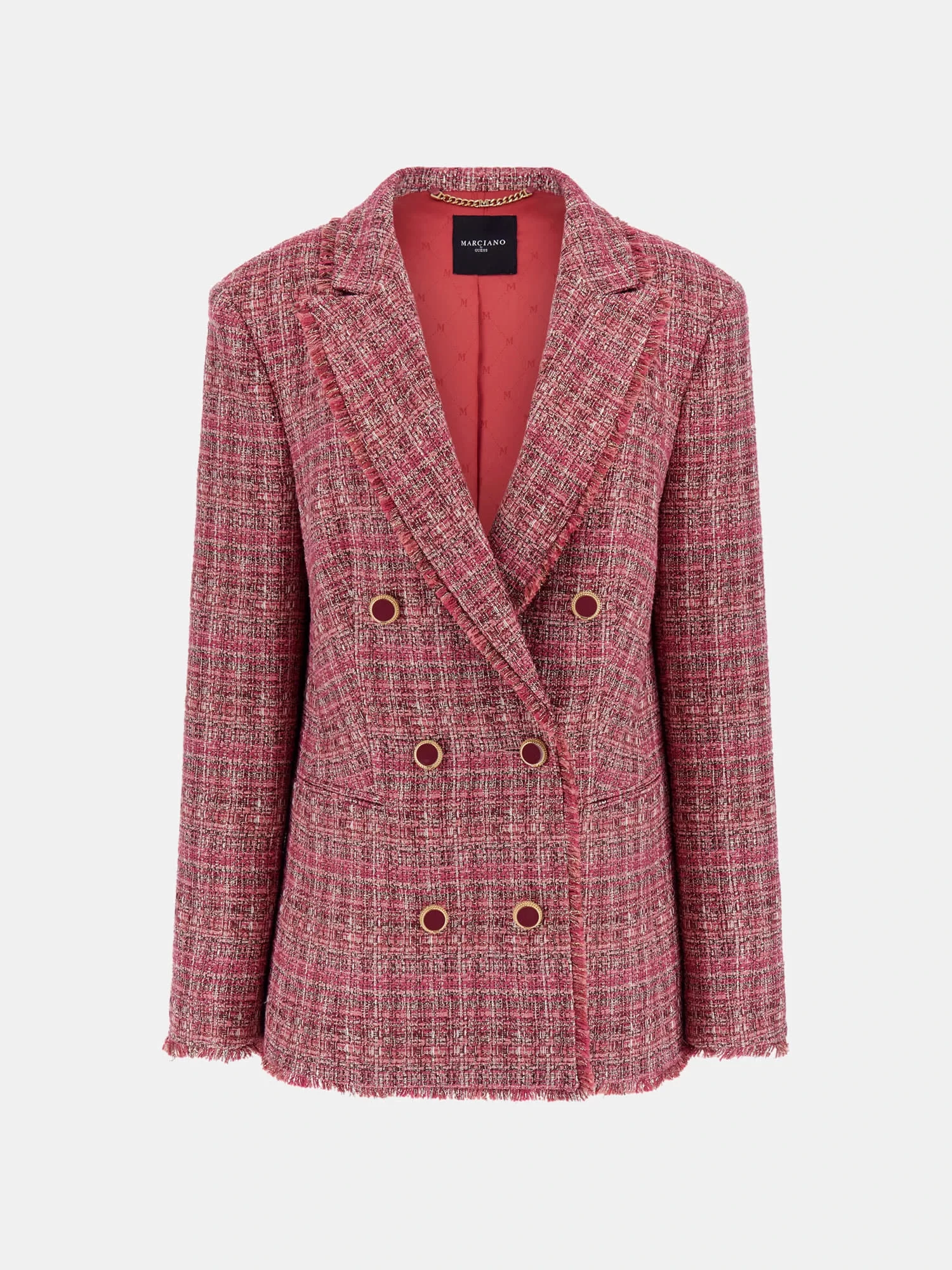 Guess Claudıa Double Breast Blazer Kadın Multicolor Blazer Ceket 5GGN157302A-F8NP