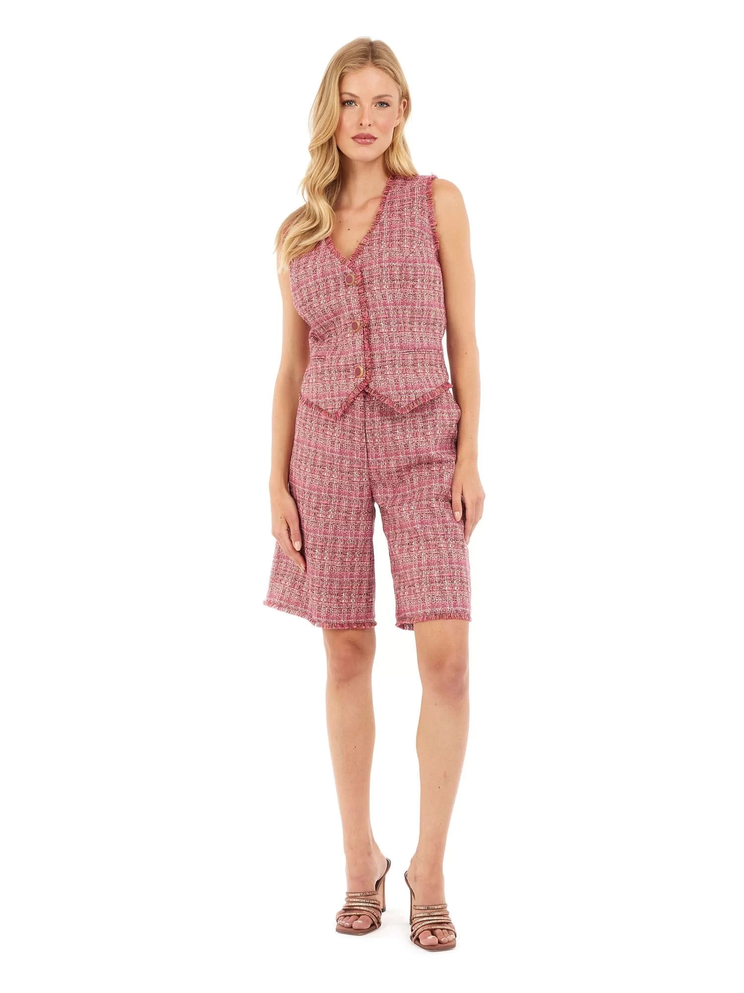Guess Claudıa Vest Kadın Multicolor Yelek 5GGN177302A-F8NP