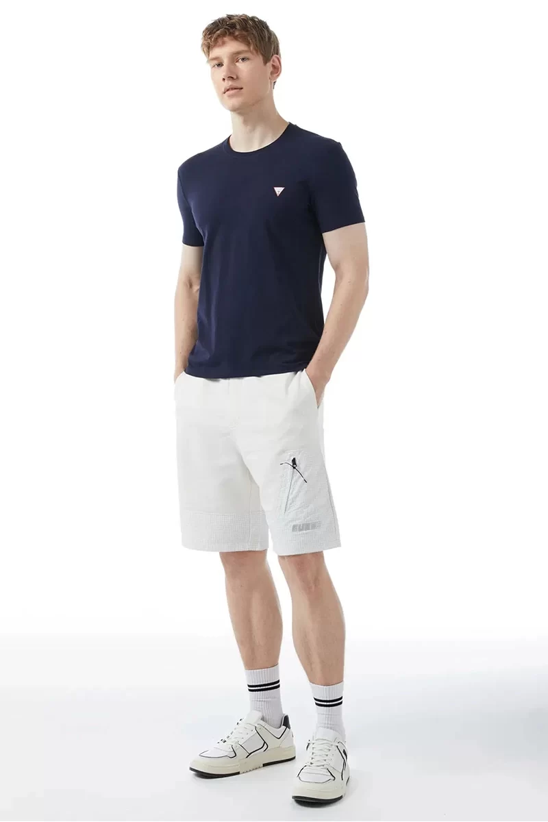 Guess Cn Ss Core Tee Str Erkek Lacivert T-Shirt M2YI24J1314-G7V2