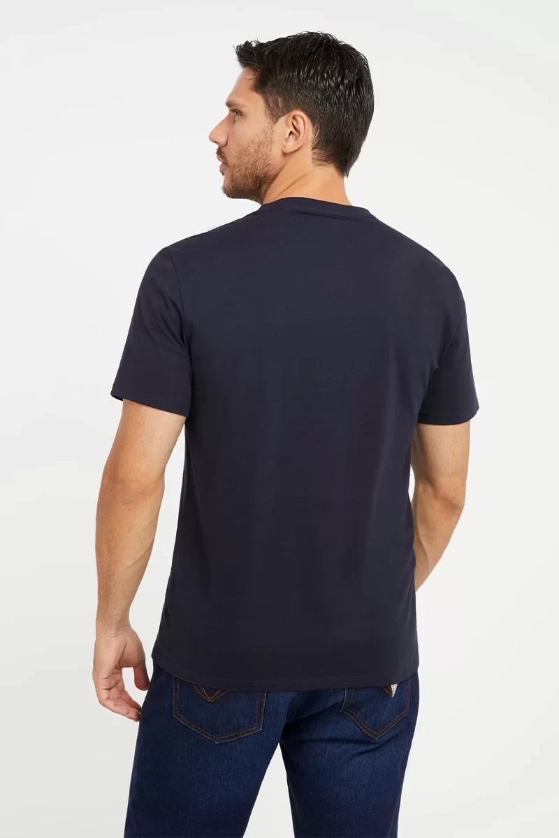Guess Cn Ss Orıgınal Logo Tee Erkek Lacivert T-Shirt M2YI71I3Z14-G7V2