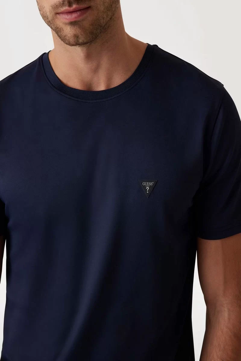 Guess Erkek Lacivert T-Shirt