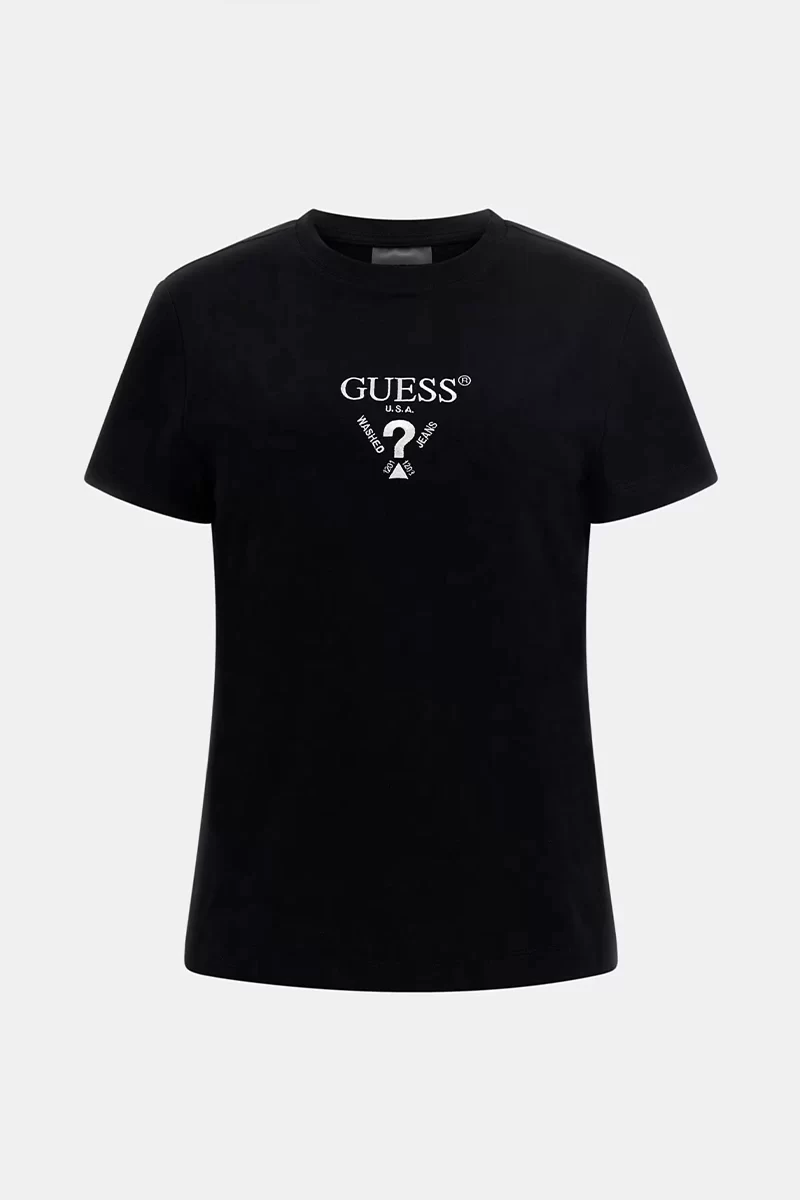 Guess Colette Ss Tee Kadın Siyah T-Shirt V4YI21KCDH1-JBLK