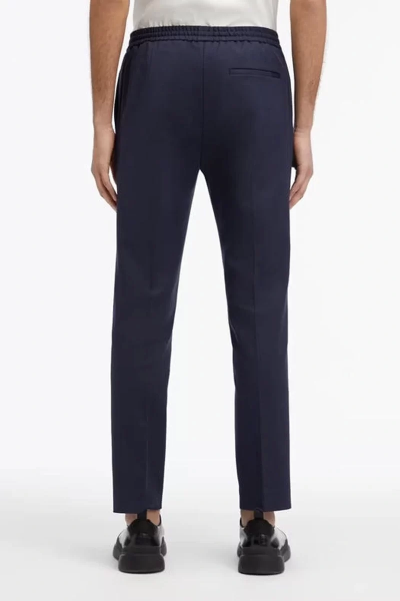 Calvin Klein Erkek Lacivert İp Bağlamalı Jogger Pantolon