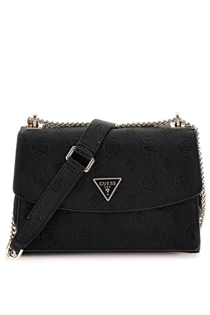 Guess Cresıdıa Cnvrtble Xbody Flap Kadın Siyah Çapraz Çanta HWPG9349210-BLA
