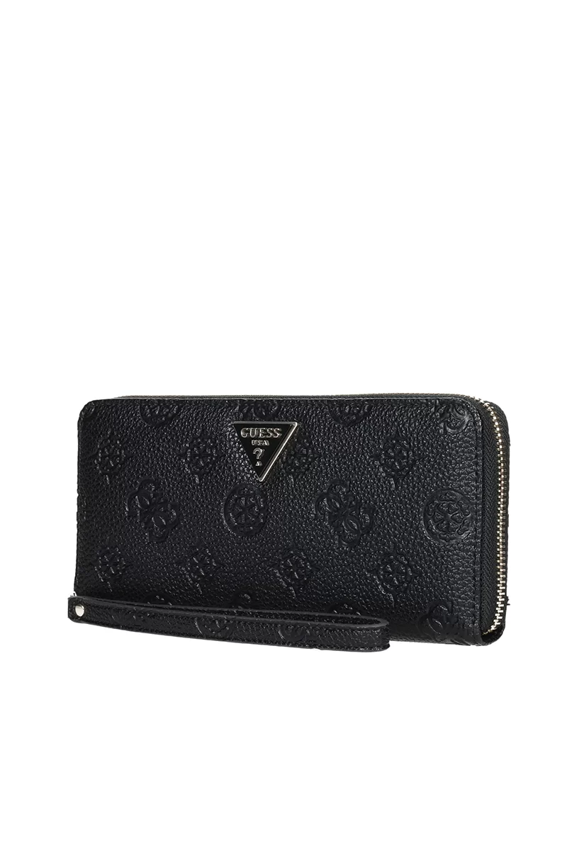 Guess Cresıdıa Slg Large Zıp Around Kadın Siyah Cüzdan SWPG9349146-BLA