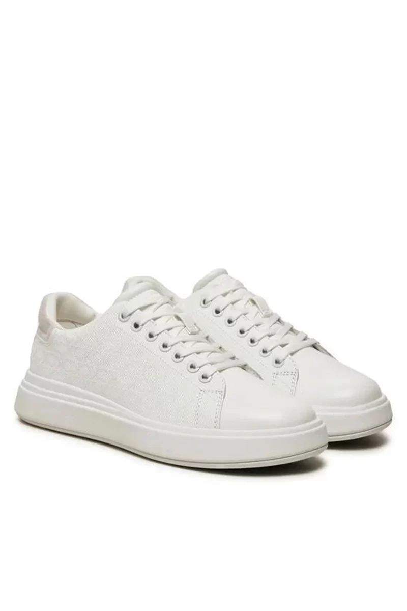 Calvin Klein CK Logolu Kadın Beyaz Sneaker