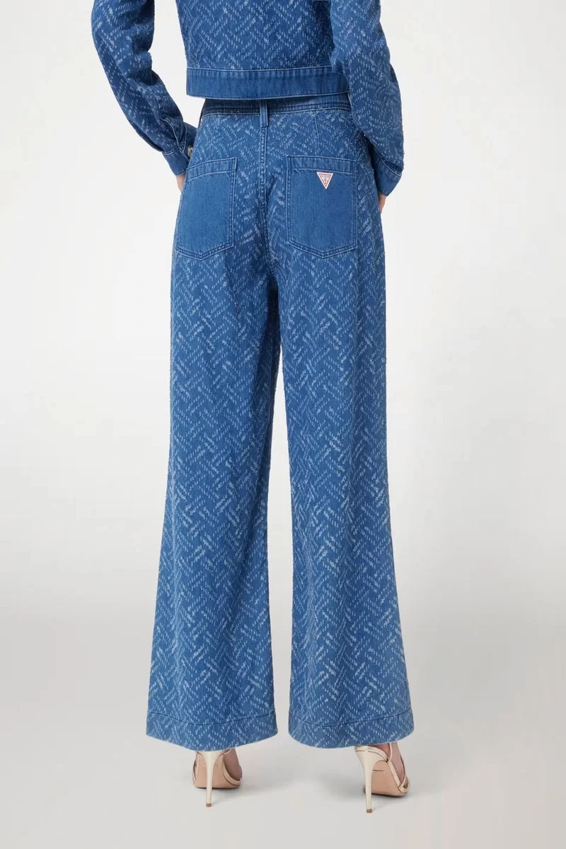 Guess Dakota Patch Kadın Mavi Jeans W5RA1TD5LE1-TKLS