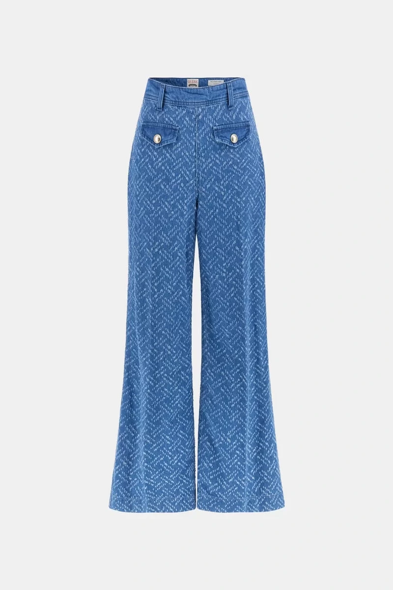 Guess Dakota Patch Kadın Mavi Jeans W5RA1TD5LE1-TKLS