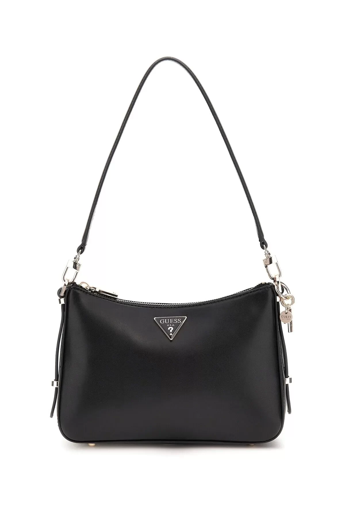 Guess Daryna Top Zıp Shoulder Bag Kadın Siyah Omuz Çantası HWVG9493180-BLA