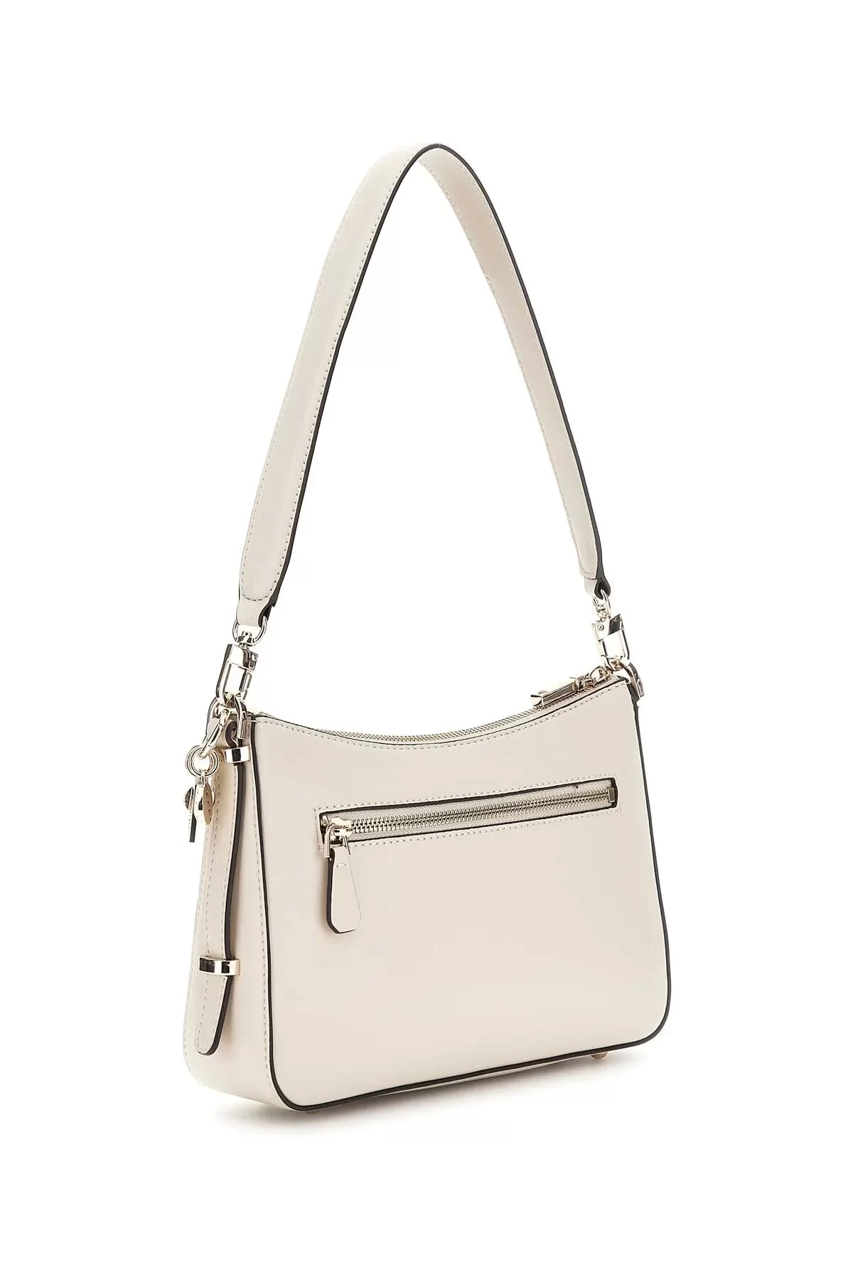 Guess Daryna Top Zıp Shoulder Bag Kadın Ekru Çapraz Çanta HWVG9493180-BON