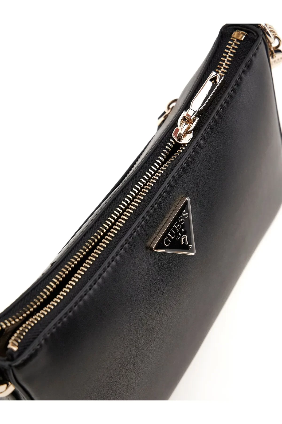 Guess Daryna Top Zıp Shoulder Bag Kadın Siyah Omuz Çantası HWVG9493180-BLA
