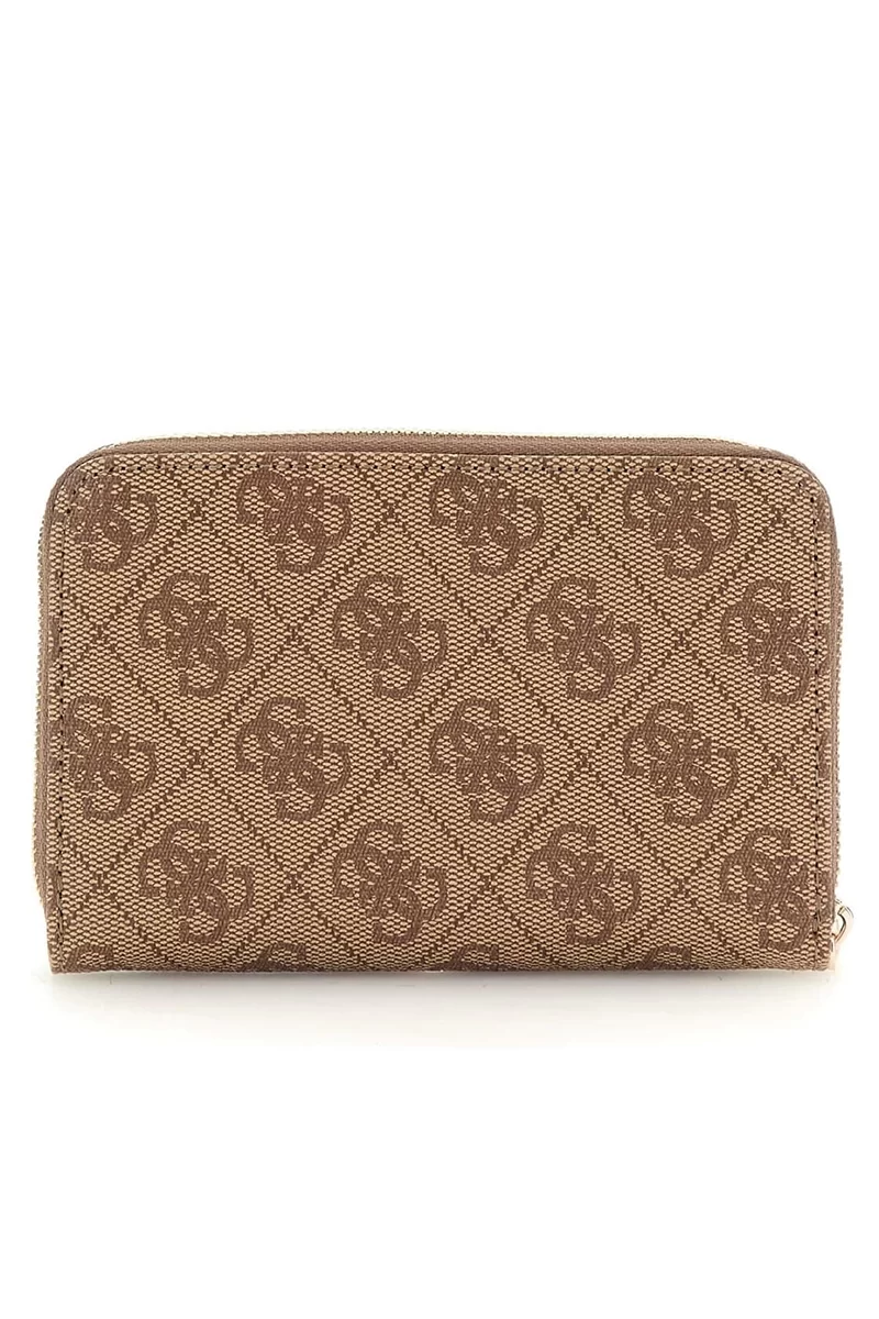 Guess Eco Erıca Slg Med Zıp Around Kadın Kahverengi Cüzdan SWSG9510140-LTL