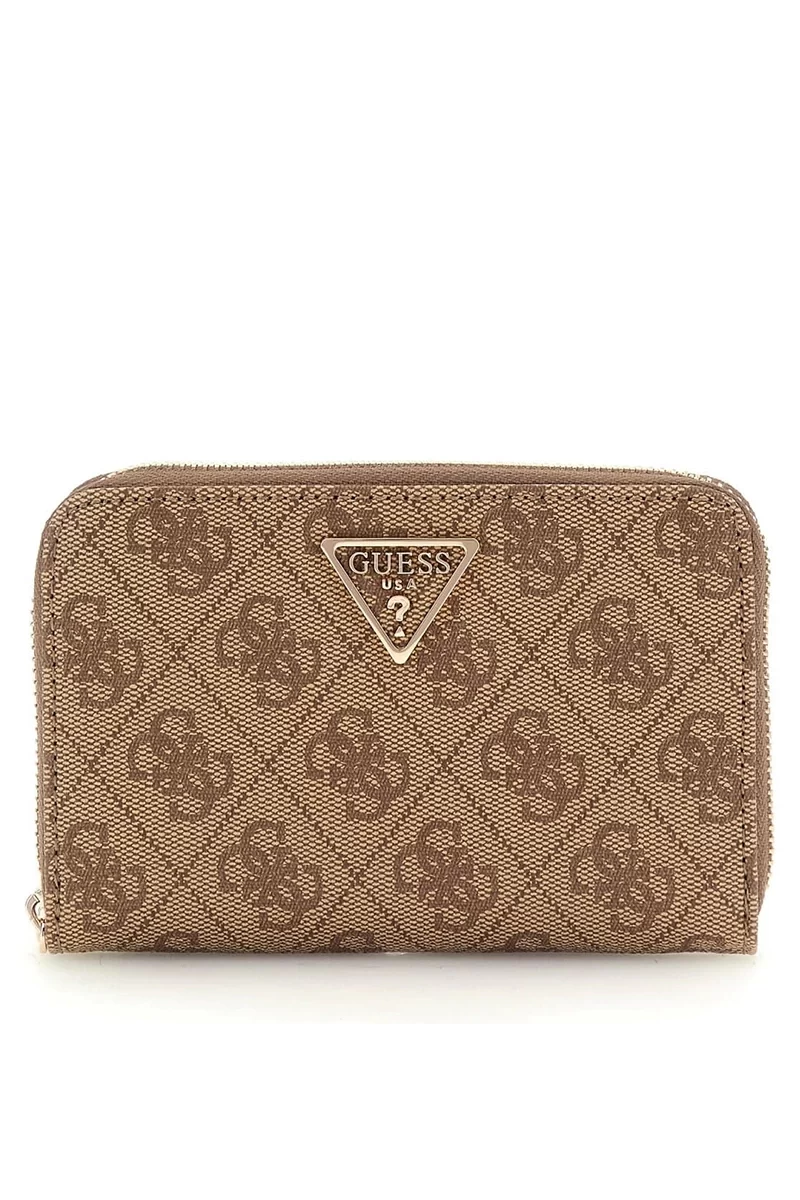 Guess Eco Erıca Slg Med Zıp Around Kadın Kahverengi Cüzdan SWSG9510140-LTL