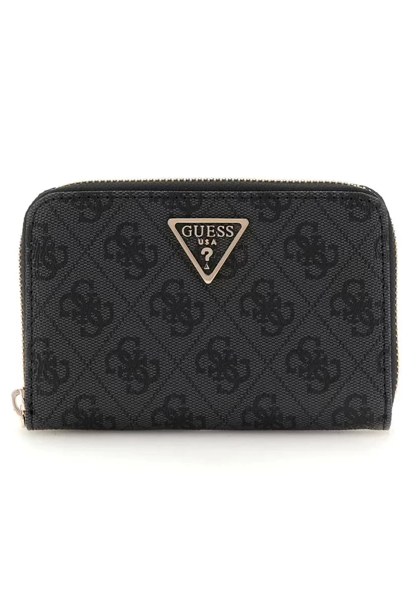 Guess Eco Erıca Slg Med Zıp Around Kadın Antrasit Cüzdan SWSG9510140-CLO