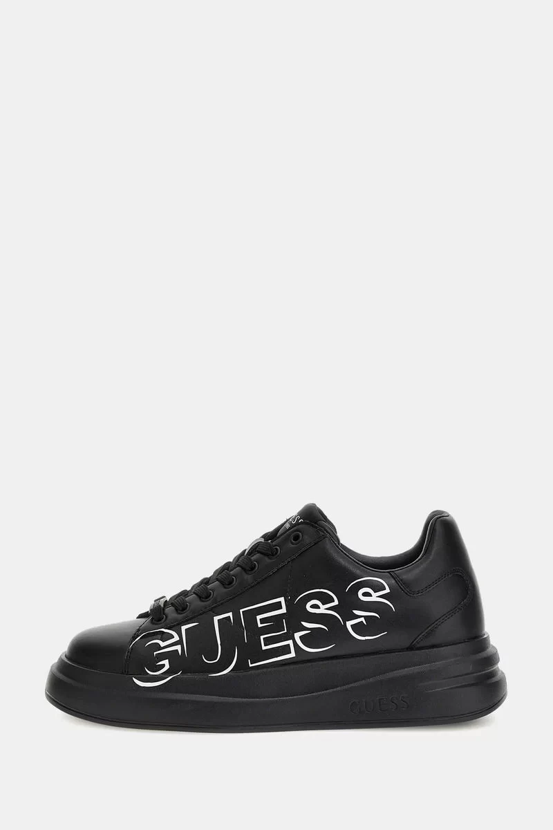 Guess Elba Erkek Siyah/Beyaz Sneaker FMPELBFAB12-BLAWH