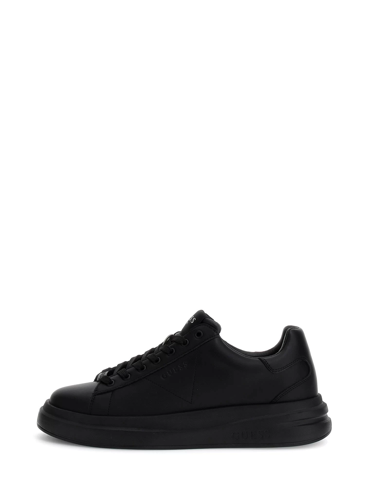 Guess Elba Erkek Siyah Sneaker FMJLBALEA12-BLACK