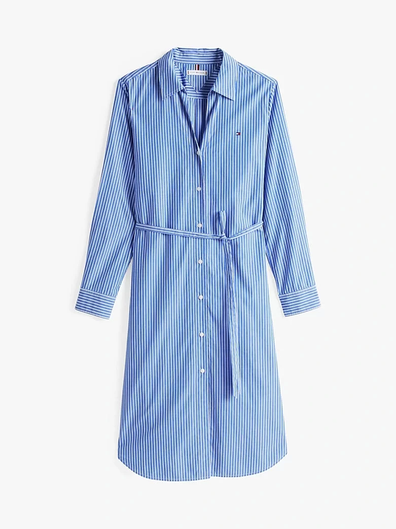 ESS POPLIN REGULAR SHIRT DRESS