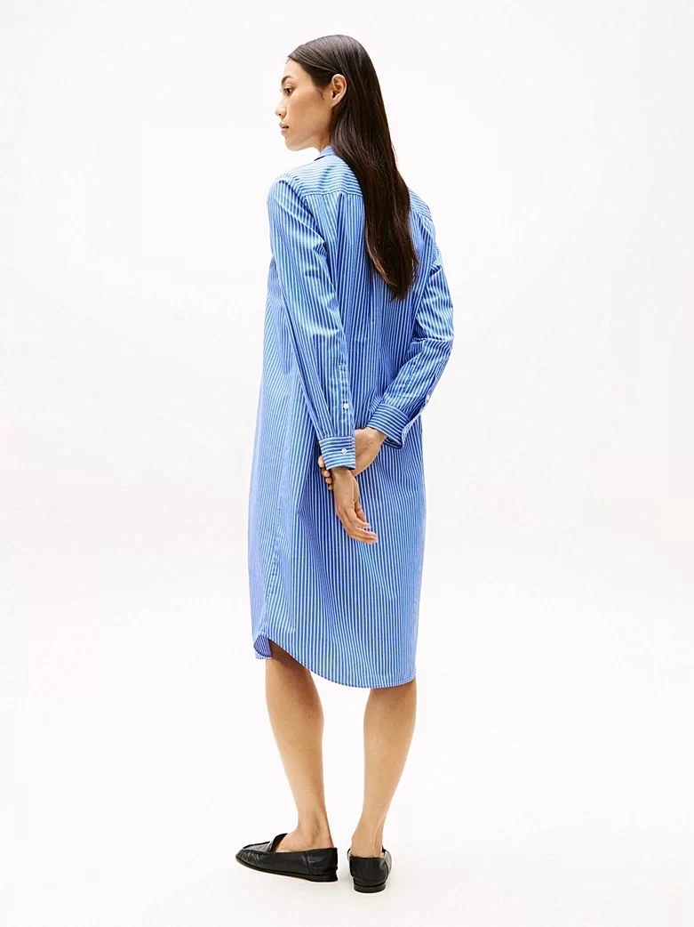 ESS POPLIN REGULAR SHIRT DRESS