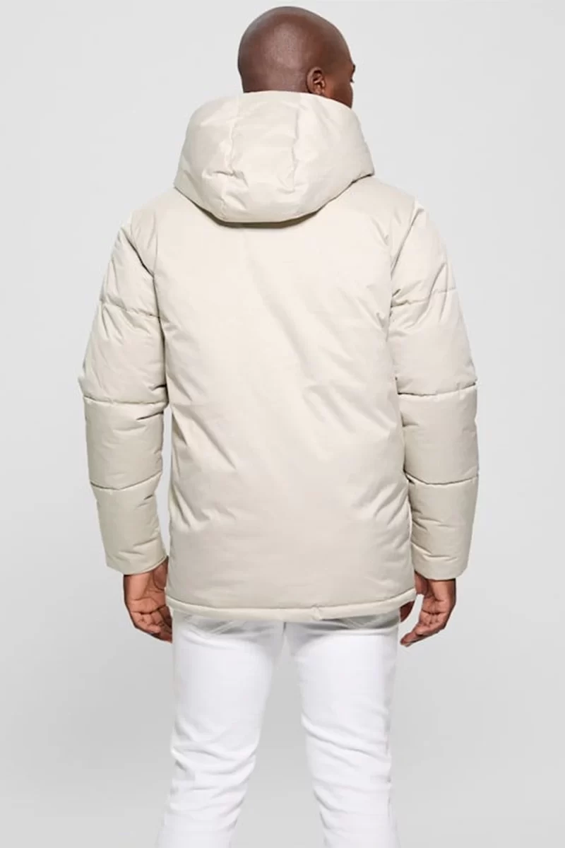 Guess Fawarıs Padded Jacket Erkek Bej Mont Z4BL05WGFP0-H10U