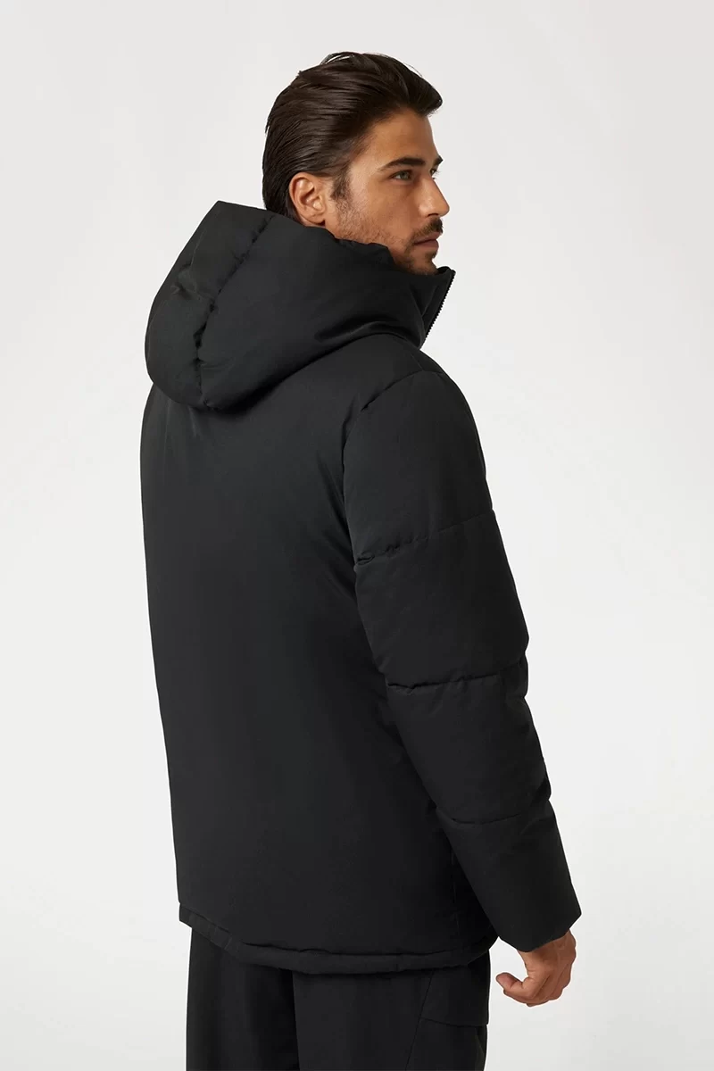 Guess Fawarıs Padded Jacket Erkek Siyah Mont Z4BL05WGFP0-H97B