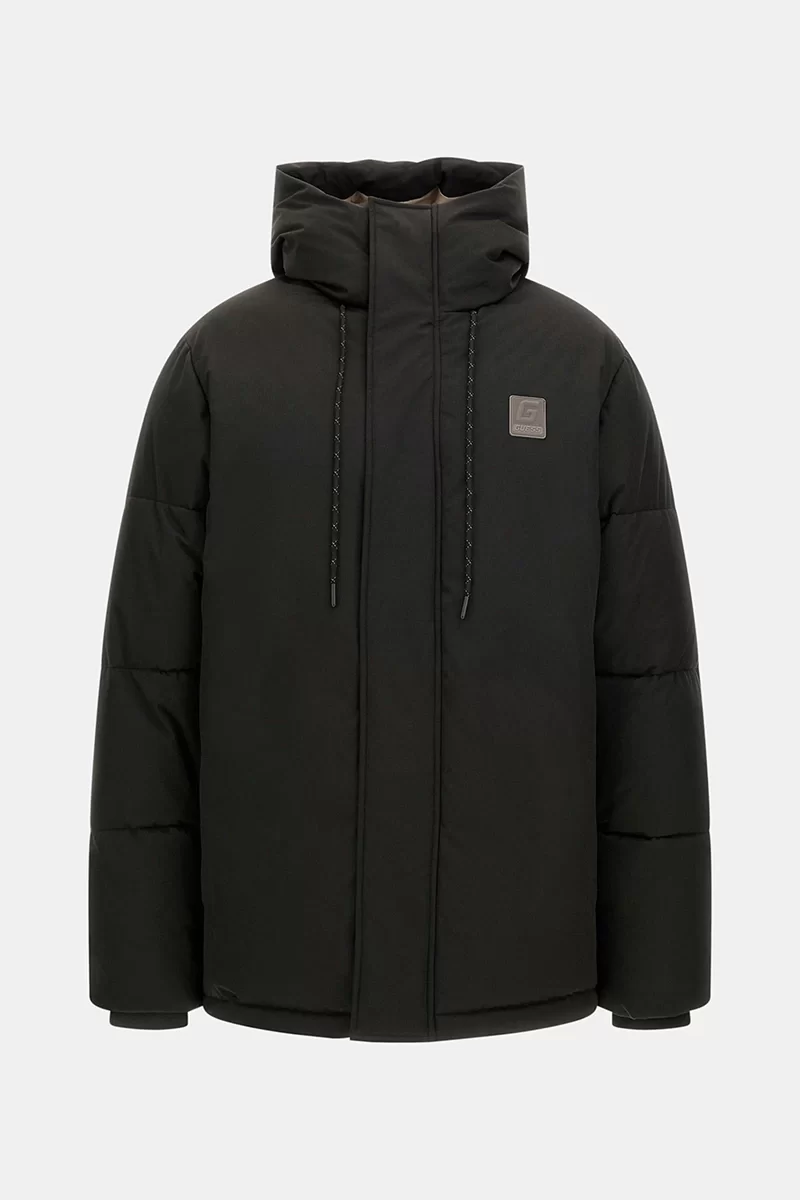Guess Fawarıs Padded Jacket Erkek Siyah Mont Z4BL05WGFP0-H97B