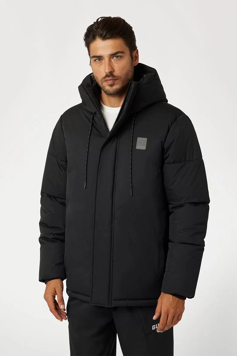 Guess Fawarıs Padded Jacket Erkek Siyah Mont Z4BL05WGFP0-H97B