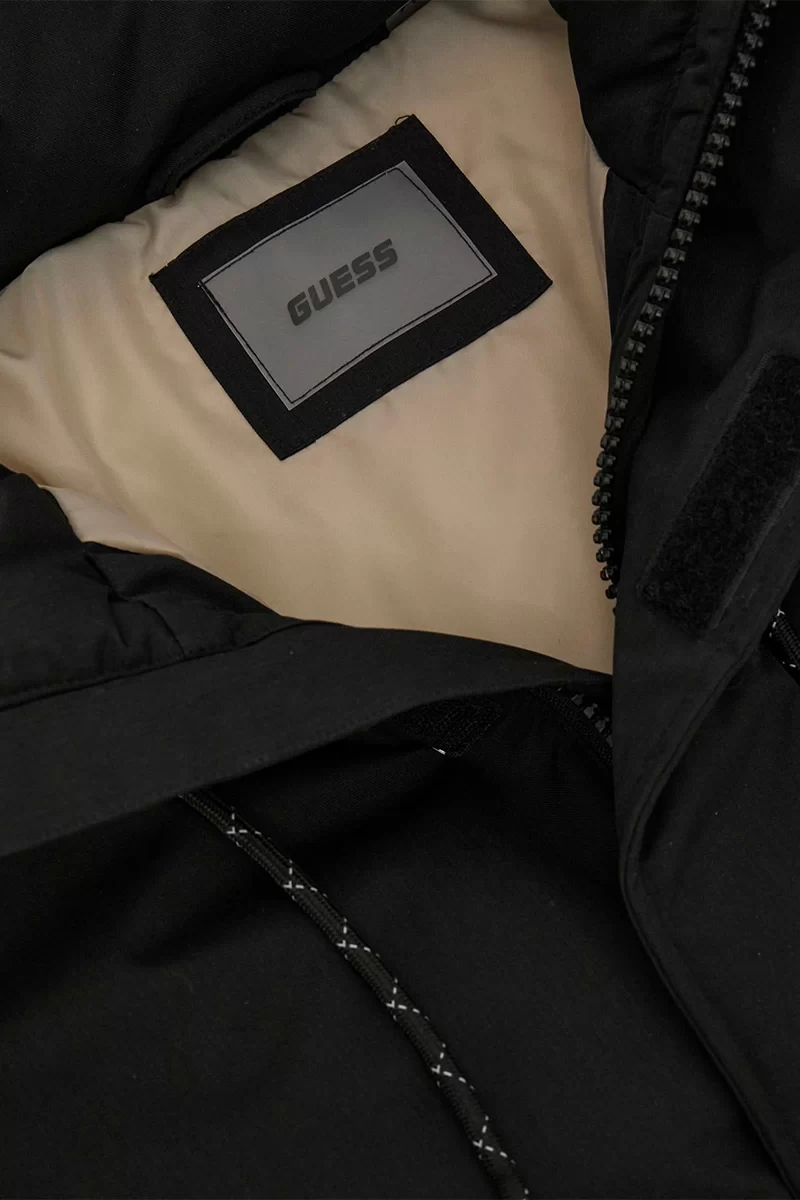 Guess Fawarıs Padded Jacket Erkek Siyah Mont Z4BL05WGFP0-H97B
