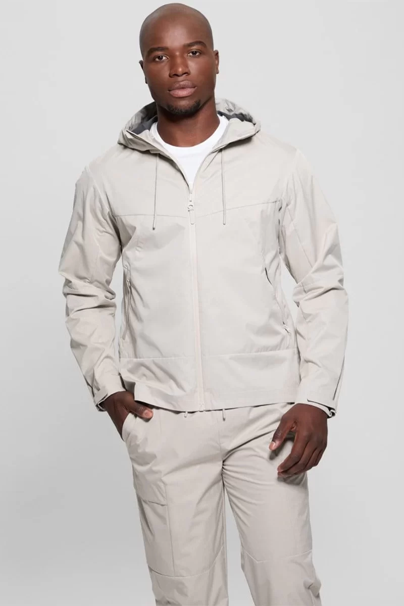 Guess Fawarıs Wınd Jacket Erkek Bej Ceket Z4BL06WGFP0-H10U