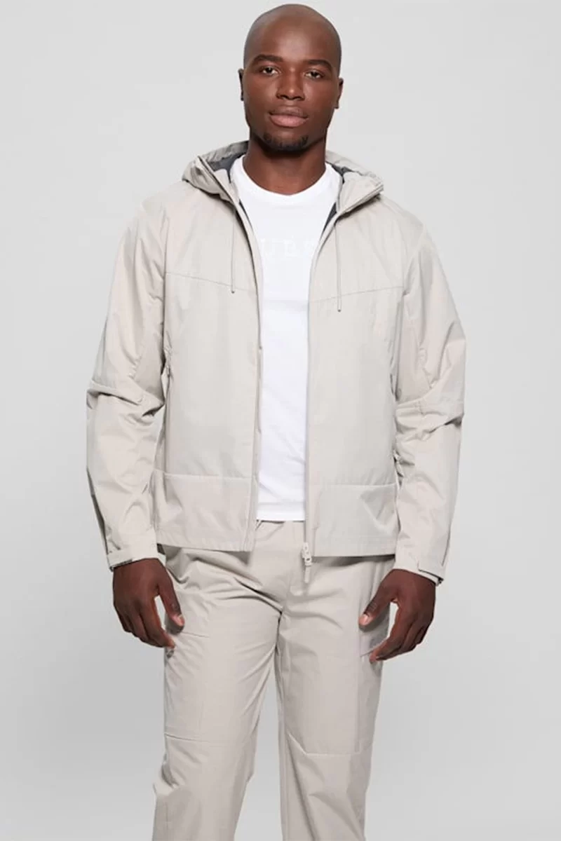 Guess Fawarıs Wınd Jacket Erkek Bej Ceket Z4BL06WGFP0-H10U