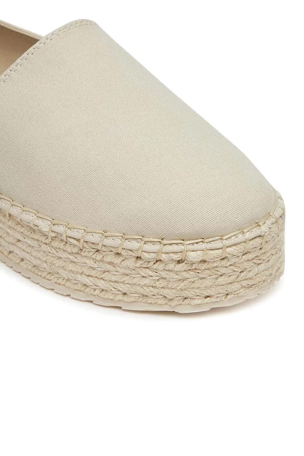 Calvin Klein Kadın  Bej Espadrill Babet