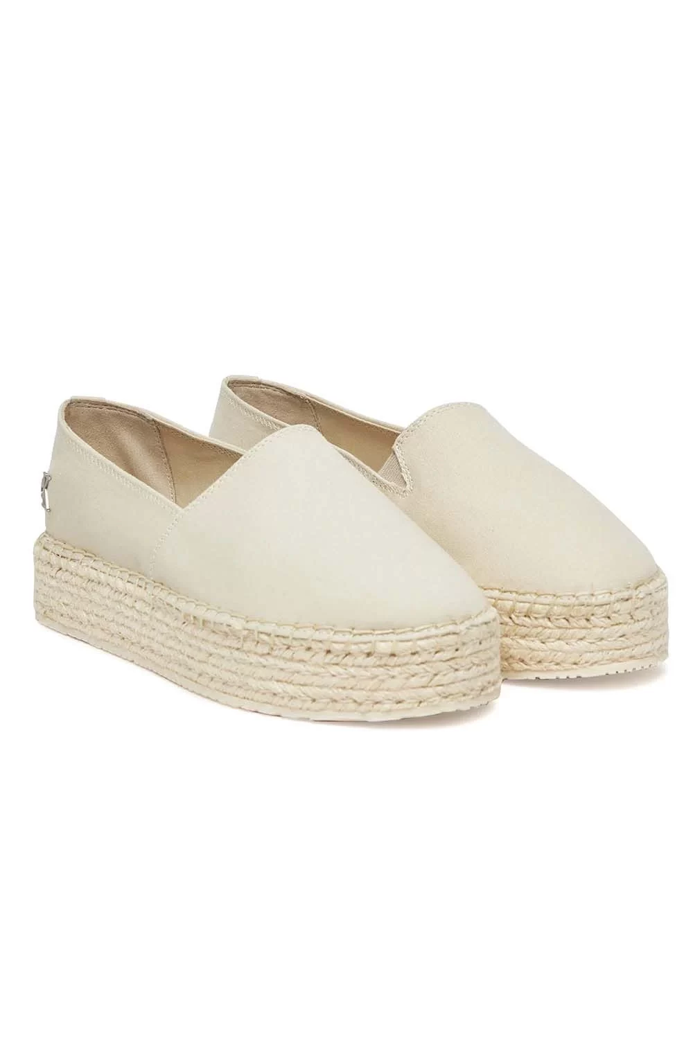 Calvin Klein Kadın  Bej Espadrill Babet