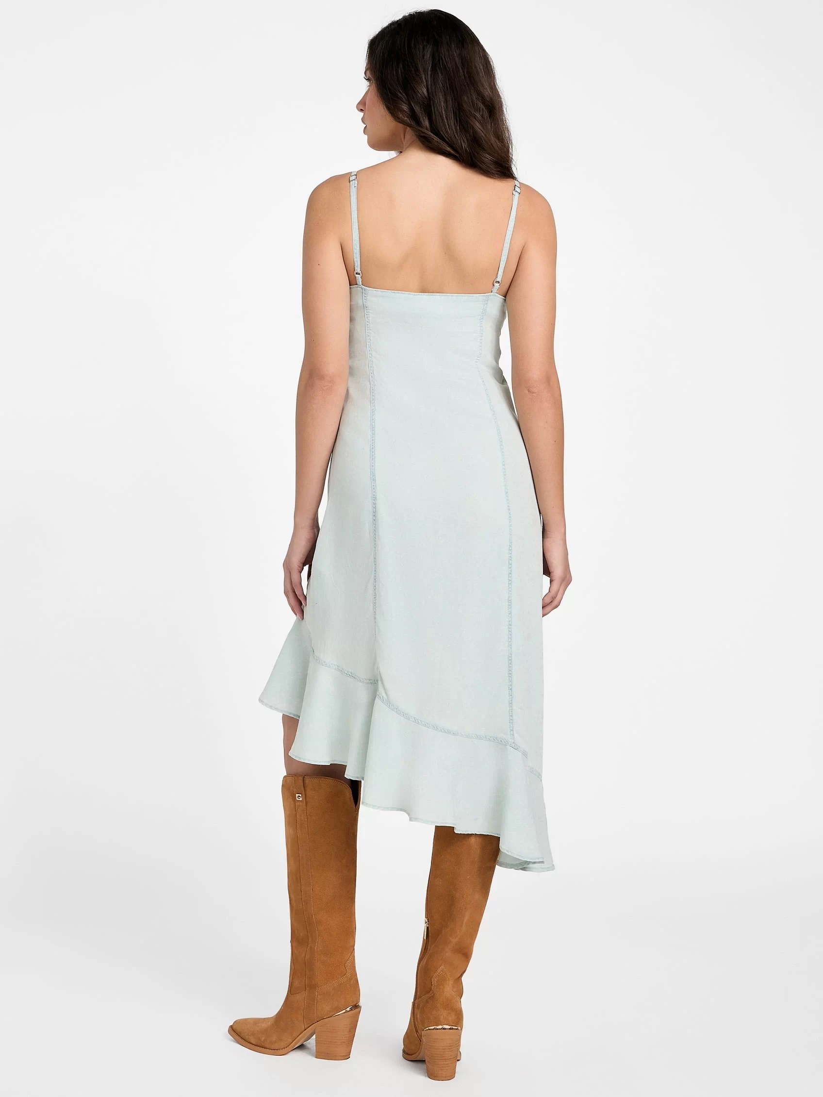 Guess Francısca Dress Kadın Mavi Elbise W5GK44D5N81-TCPA