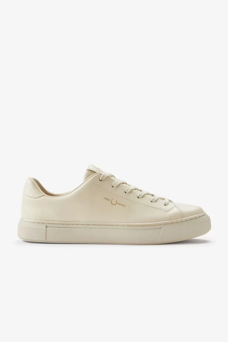 Fred Perry Erkek Krem Logo Detaylı Sneaker
