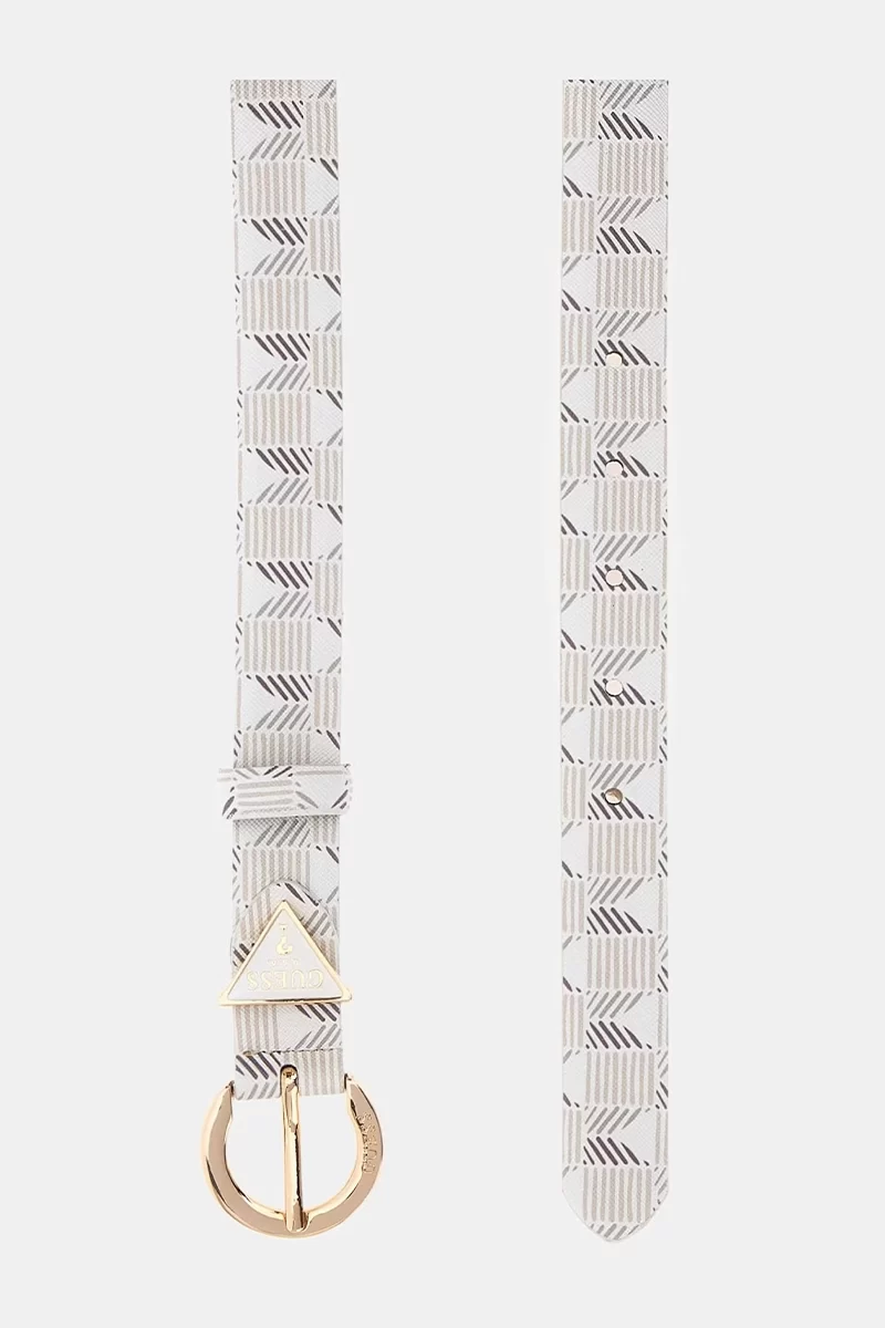 Guess G Wave Adj Pant Belt H25 Kadın Krem Kemer BW9178P4425-STL